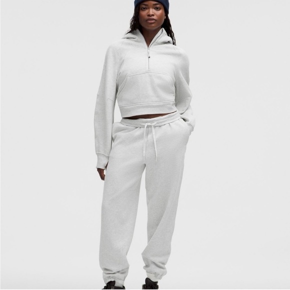 Lululemon Scuba Oversized Half-Zip Hoodie Gray - Picture 2 of 11